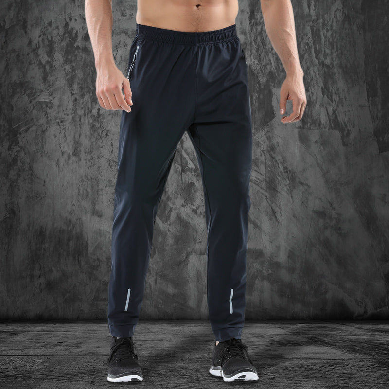 Calças de corrida com forro de lã Calças masculinas com forro de lã Calças de futebol com elástico espesso Calças de treino de fitness Calças jeans skinny com zíper Calças de moletom casuais