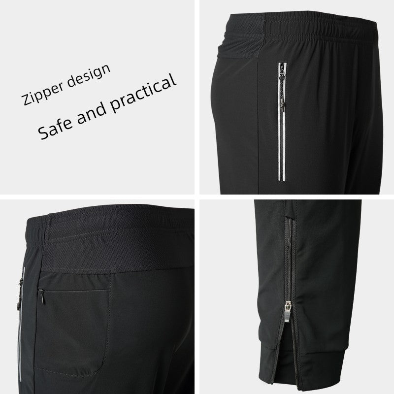 Calças de corrida com forro de lã Calças masculinas com forro de lã Calças de futebol com elástico espesso Calças de treino de fitness Calças jeans skinny com zíper Calças de moletom casuais