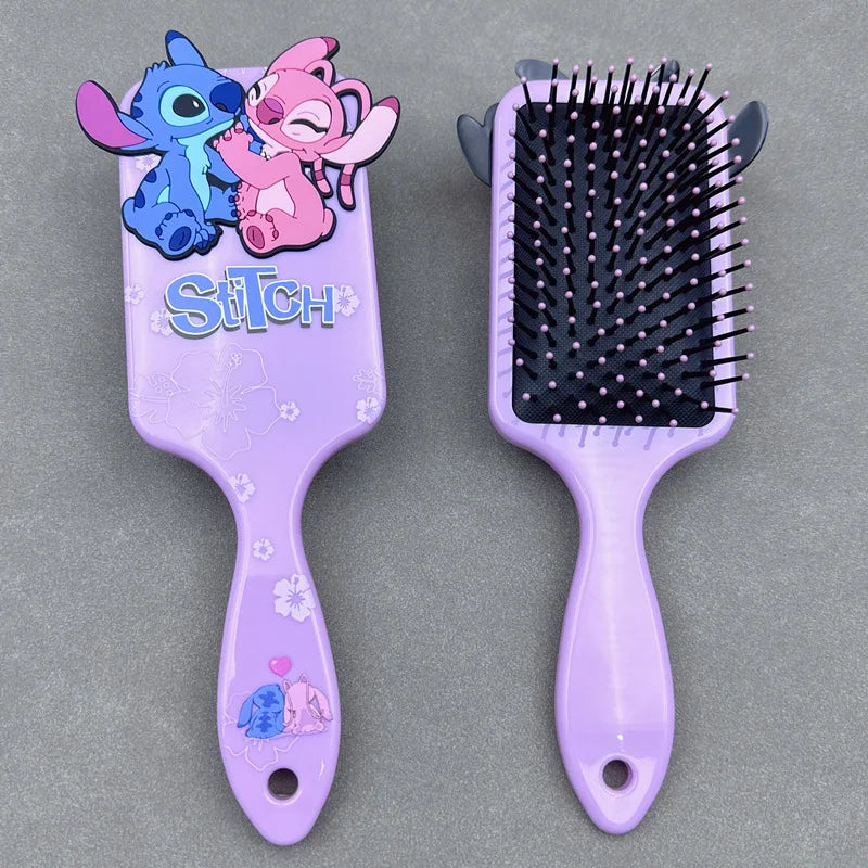 Escova De Cabelo Disney Stitch Infantil Ou Adulto Cor Azul