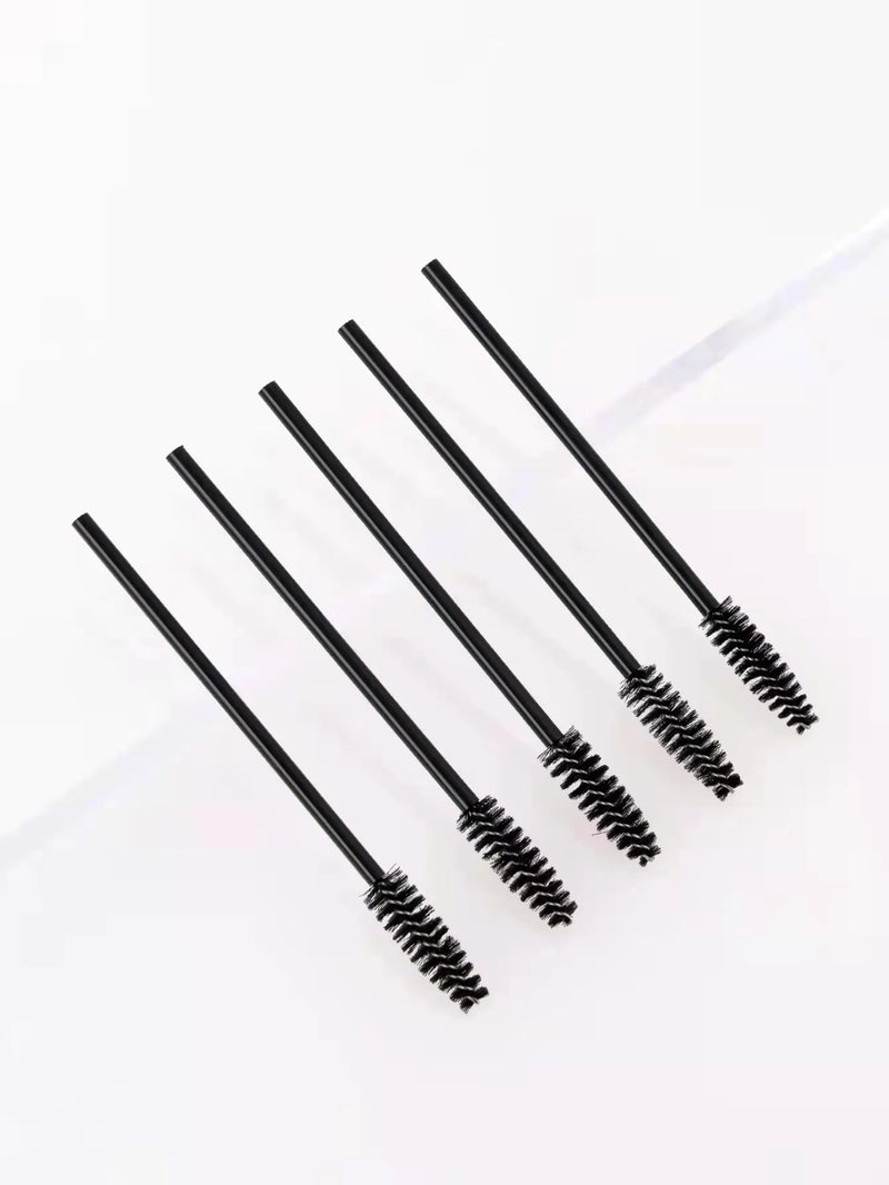 Novo 50/5pcs Cílios escovas Extensão Cílios Descartáveis Make Up Escovas Sobrancelha Mascara Wand Aplicador Ferramentas Flexíveis Maquiagem