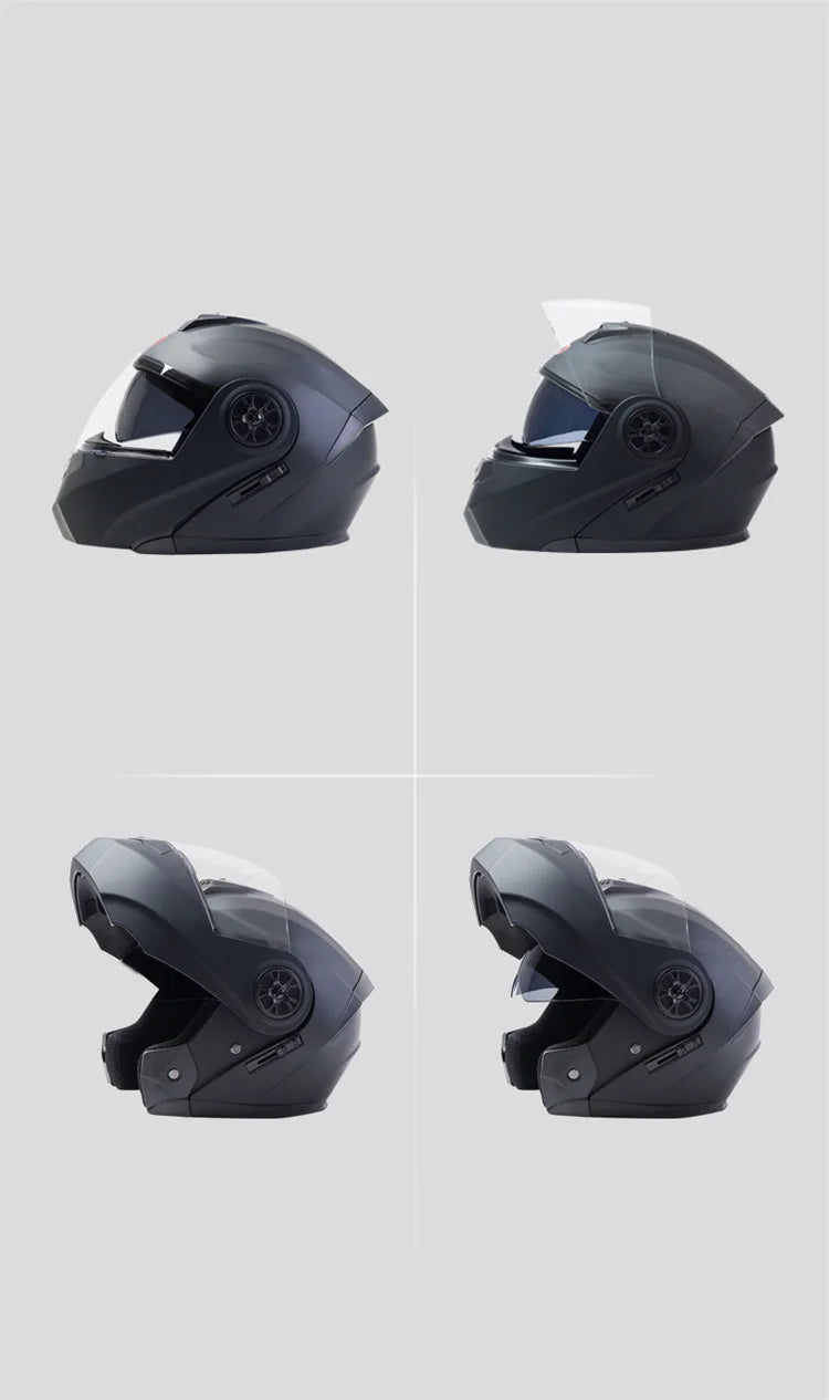 BLD Personalizado Motocicleta Full Face Capacete Homens Mulheres Moda Lente Dupla Capacetes Motocross Corrida Modular Flip Up Casco Moto