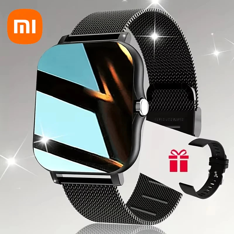 Xiaomi 2025 vendendo novo relógio inteligente para homens e mulheres, o mais novo relógio inteligente esportivo com telas Bluetooth, chamadas esportivas, telefones de fitness Android iOS