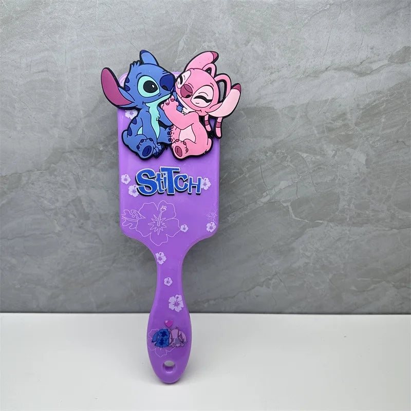 Escova De Cabelo Disney Stitch Infantil Ou Adulto Cor Azul