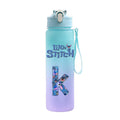 Garrafa de água com estampa de letras A-Z Lilo Stitch de 750ML, grande capacidade, portátil, desenho animado, anime, esporte ao ar livre, copo de água, presente para criança