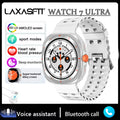 LAXASFIT 2024 Novo Bluetooth Chamada de Voz AI Voz Esportes ao Ar Livre Monitor de Freqüência Cardíaca Mulheres Smartwatch Presente