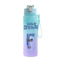 Garrafa de água com estampa de letras A-Z Lilo Stitch de 750ML, grande capacidade, portátil, desenho animado, anime, esporte ao ar livre, copo de água, presente para criança