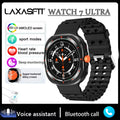 LAXASFIT 2024 New Men's Bluetooth Voice Call AI Voice Outdoor Sports Heart Rate Monitor Women Smartwatch Gift