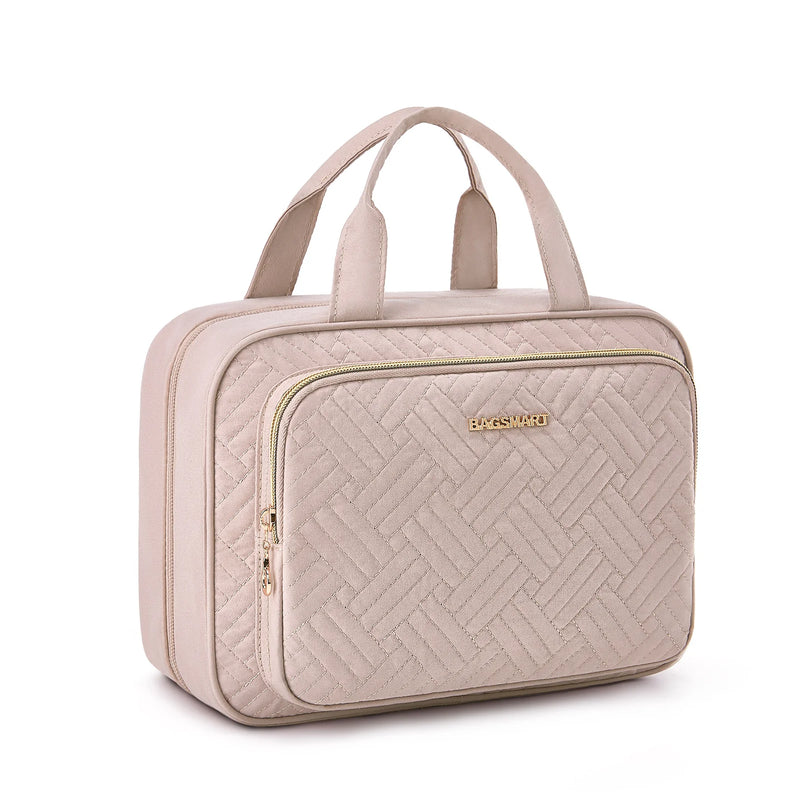 Bolsa de cosméticos feminina BAGSMART para bolsa de maquiagem organizadora bolsa de viagem grande bolsa de higiene à prova d'água bolsa de maquiagem feminina