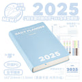 Planwith 2025 plano anual agenda caderno, calendário anual plano de trabalho tempo agenda gestão eficiência manual material de escritório