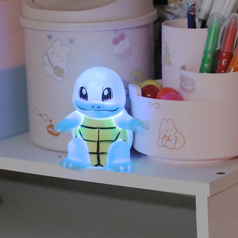 Pokemon Pikachu LED Night Light para crianças, anime bonito, luz suave, quarto, luz de cabeceira, decoração do quarto, Natal, brinquedo presente