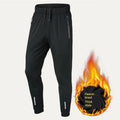 Calças de corrida com forro de lã Calças masculinas com forro de lã Calças de futebol com elástico espesso Calças de treino de fitness Calças jeans skinny com zíper Calças de moletom casuais